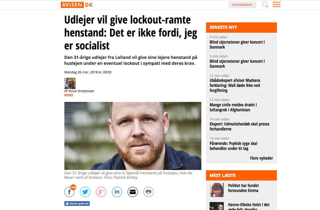 Casper Schneidereit på Avisen.dk