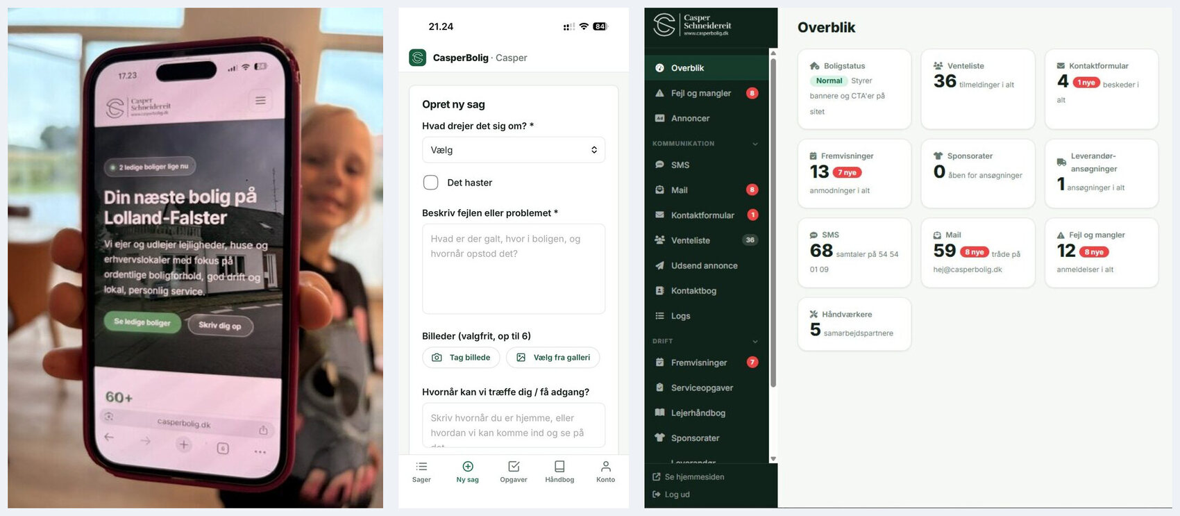 Sådan gik juli 2026: 62 lejemål, fredet bygning og en miner på lageret